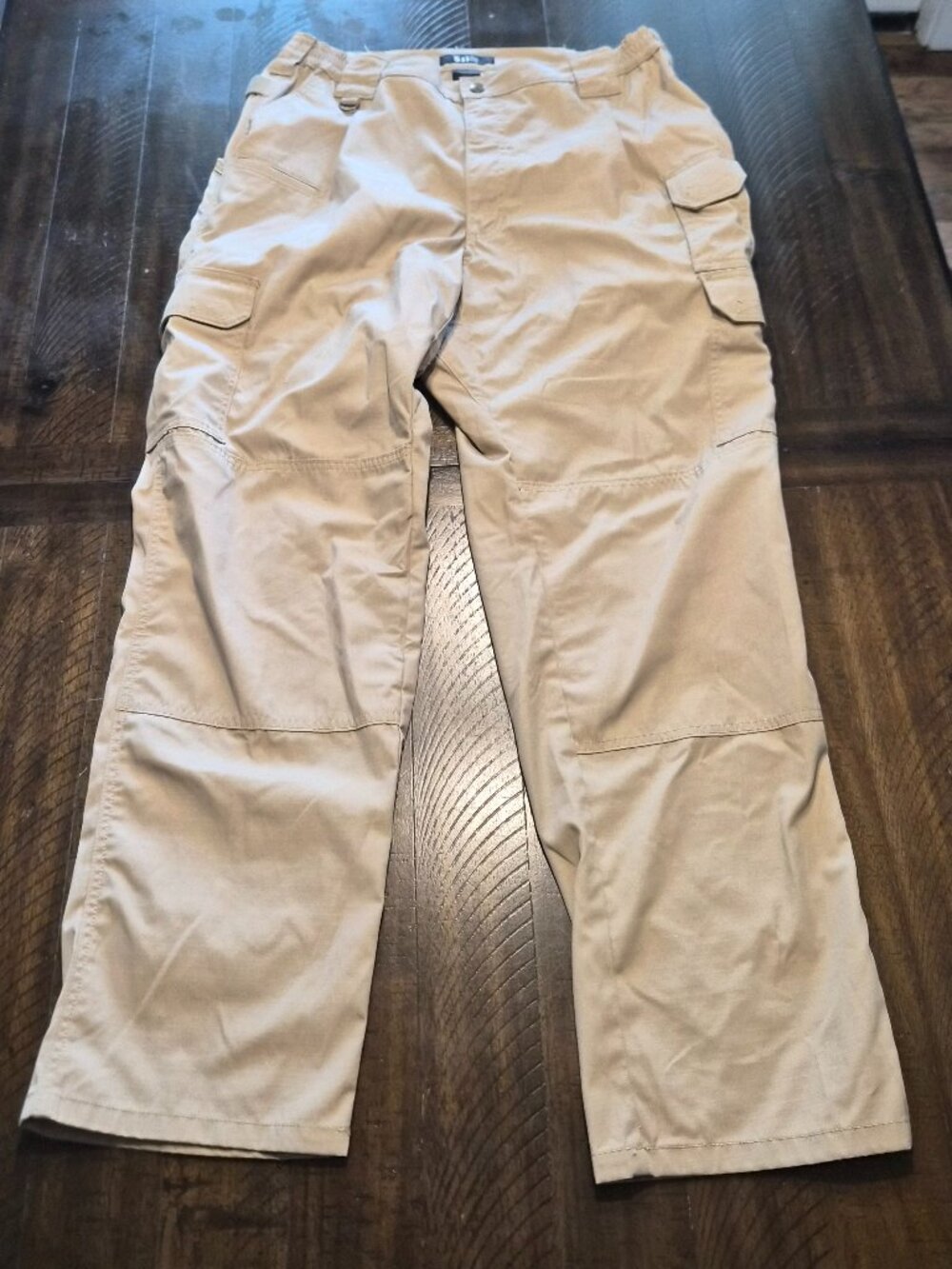 511 Tactical Cargo Pants Men 38x34 Khaki Ripstop Utility Double Knee Hiking G834